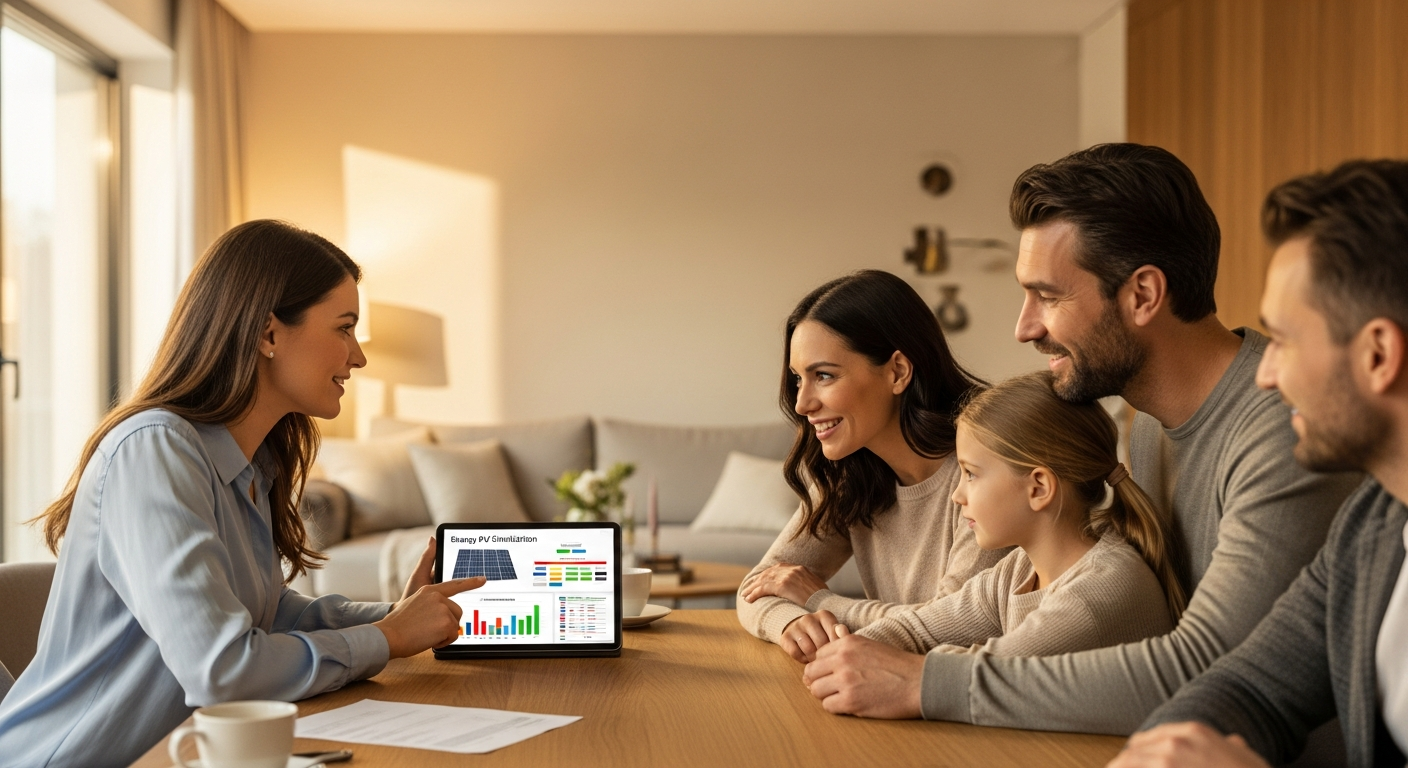Energieberatung für Photovoltaik im Einfamilienhaus in München