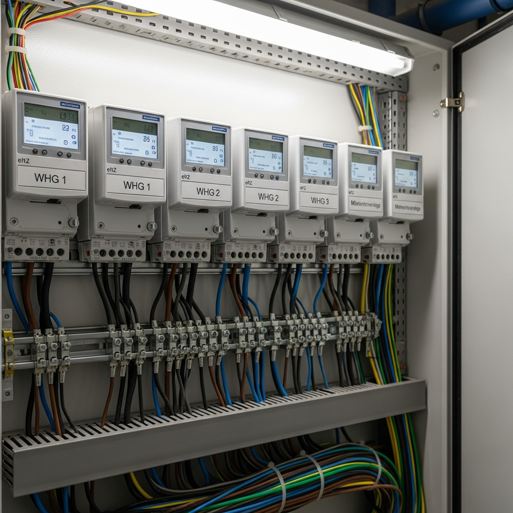 Smart-Meter-Schrank für ein Mieterstromprojekt in München