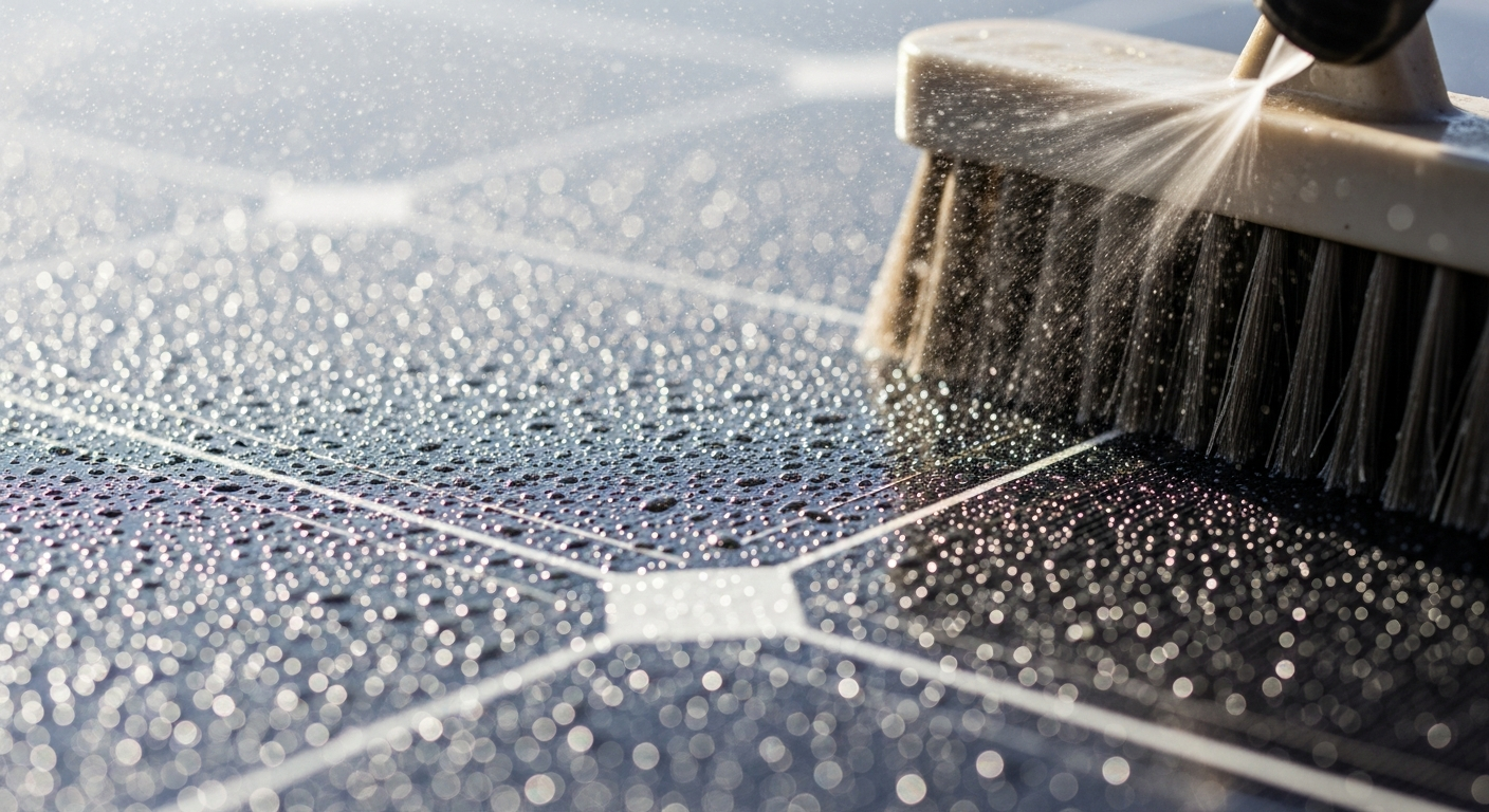 Detailreinigung mit entmineralisiertem Wasser