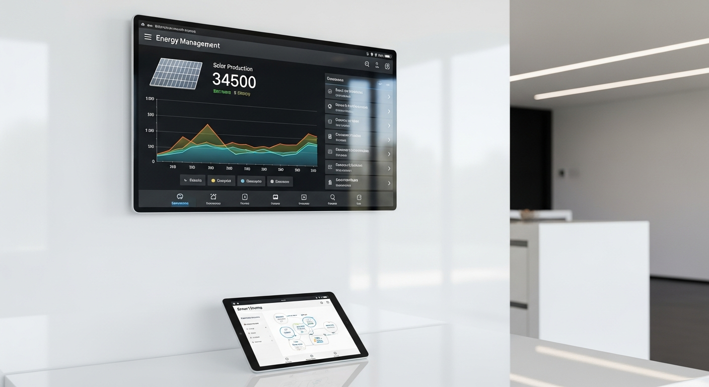 Smart-Home Energiemanagement-Display