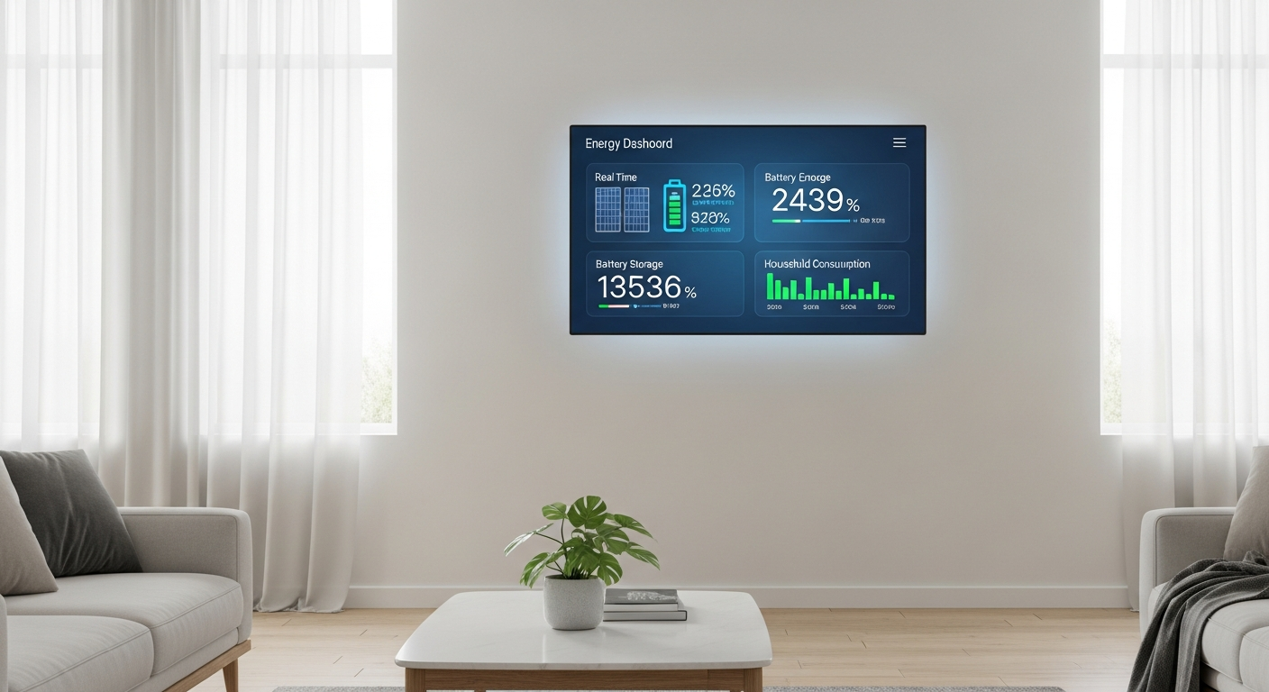 Energiemanagement-Dashboard mit Echtzeit-Daten