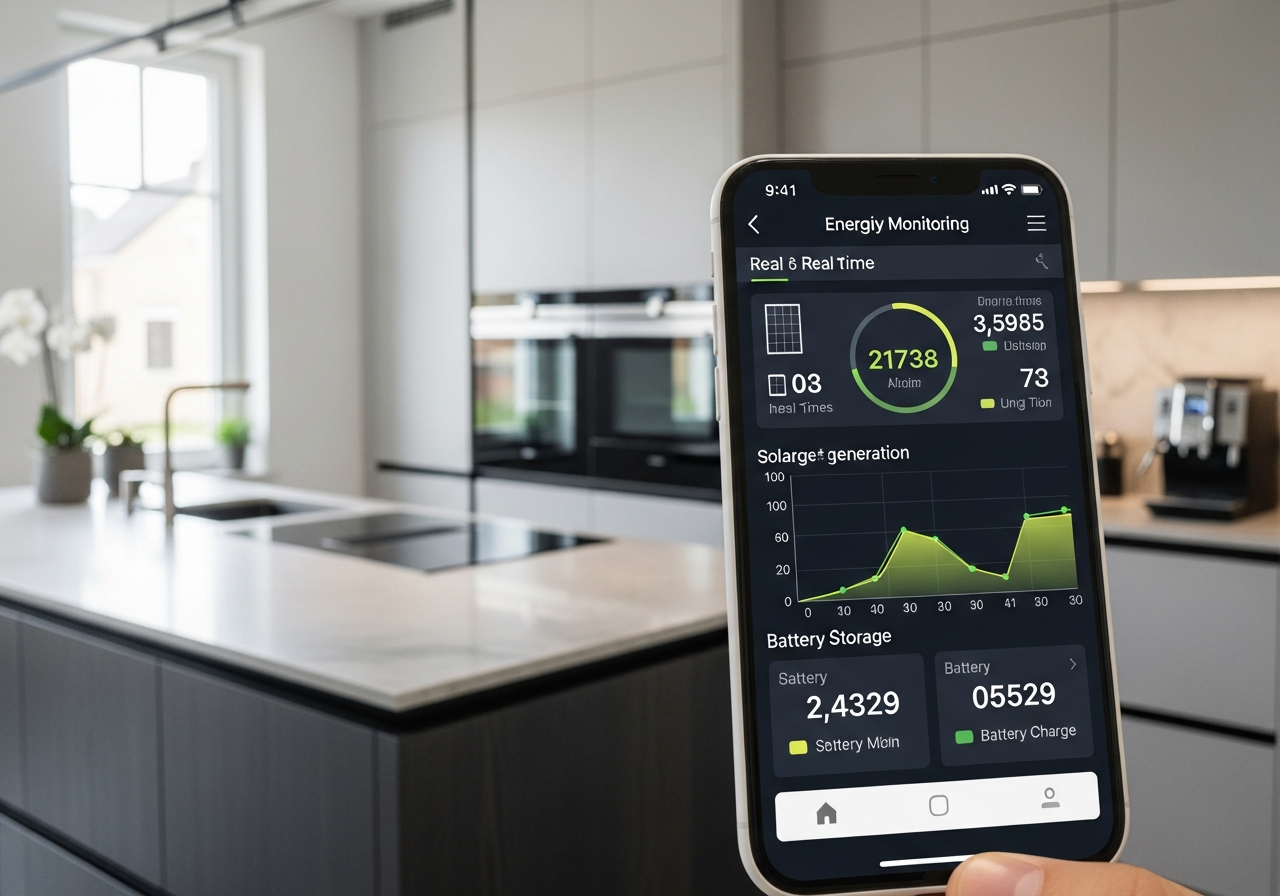 Smart-Home-Energiemonitoring mit Solar und Speicher