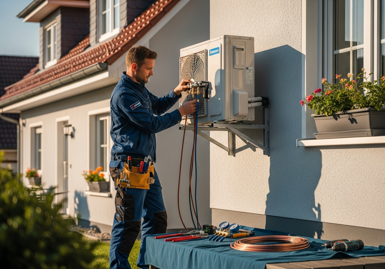 Fachgerechte Wärmepumpen-Installation